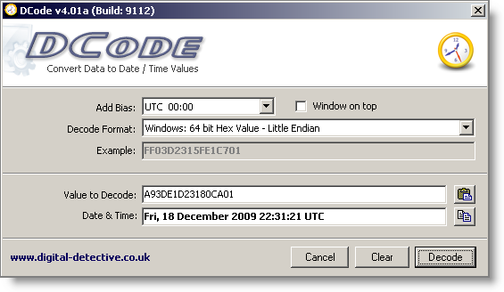 Digital Detective DCode Digital Detective DCode