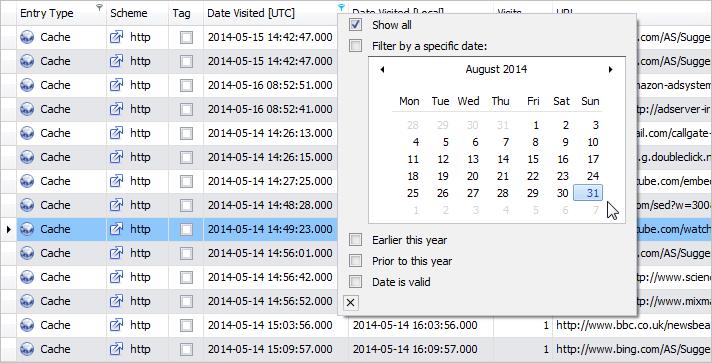 Digital Detective NetAnalysis® v2 Column Filter