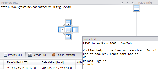 Digital Detective NetAnalysis® showing the docking panel