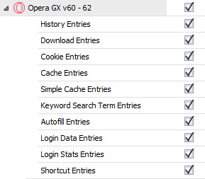 HstEx Recovery Profiles for the Opera GX Gaming Web Browser