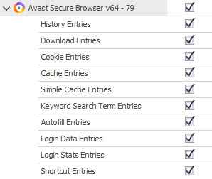  Forensic Recovery Support for Avast Secure Browser