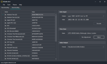 DCode™ – Timestamp Decoder - Digital Detective