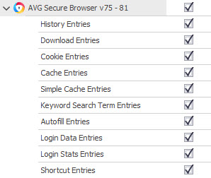 AVG Secure Browser artefacts supported in Digital Detective's HstEx®