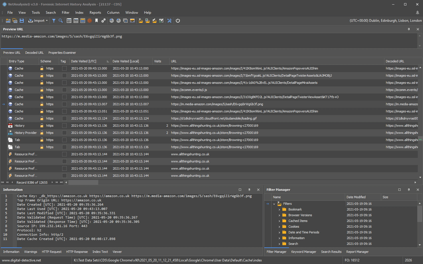 NetAnalysis Dark Theme All Panels